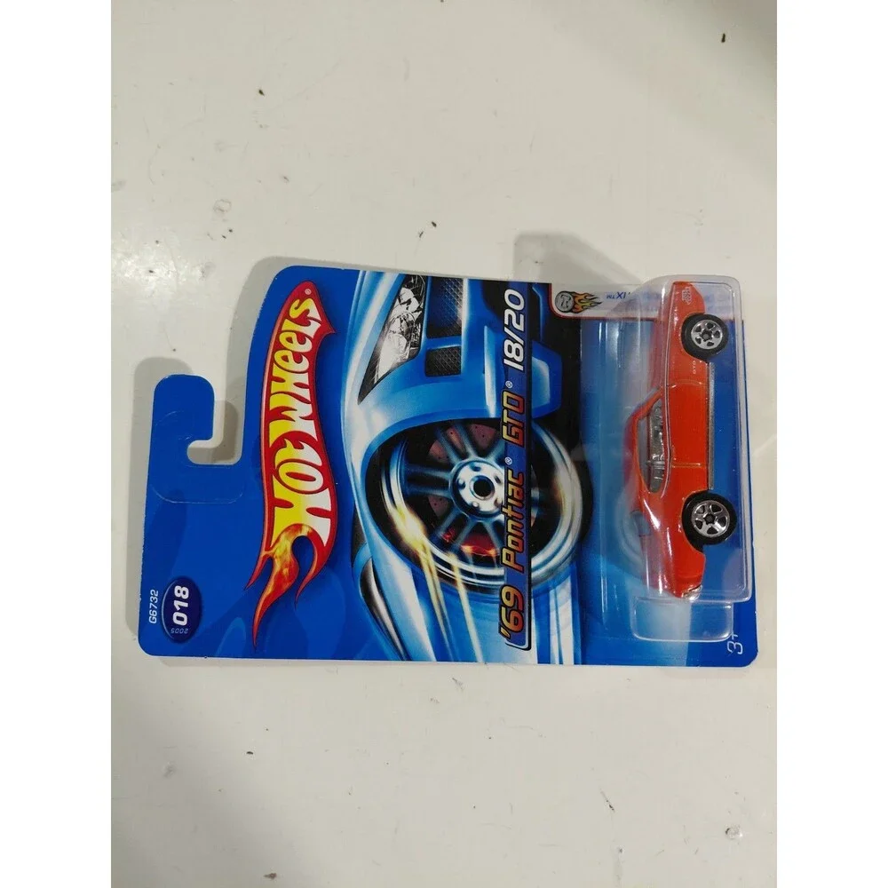 NIP Hot Wheels 05 First Edition 1:64 DieCast 1969 Pontiac Judge GTO Muscle Car B